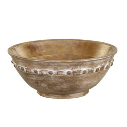 Dřevěná servírovací mísa z mangového dřeva Tours Bowl - Ø 25*8 cm / 2L
