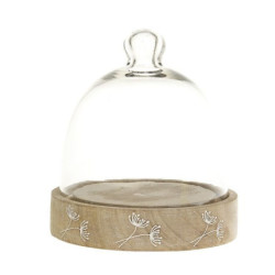 Dřevěný servírovací podnos s poklopem Tours Tray - Ø 14*16 cm