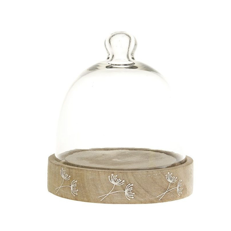 Dřevěný servírovací podnos s poklopem Tours Tray - Ø 14*16 cm