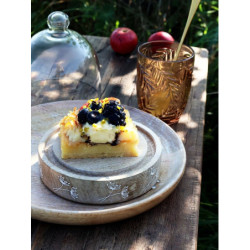 Dřevěný servírovací podnos s poklopem Tours Tray - Ø 14*16 cm