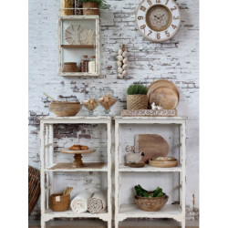 Dřevěný servírovací podnos s poklopem Tours Tray - Ø 14*16 cm