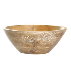 Dřevěná servírovací miska z mangového dřeva Tours Bowl - Ø 25*9 cm