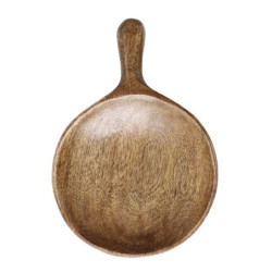 Dřevěný servírovací podnos s rukojetí Tours Tray - 20*14*2 cm