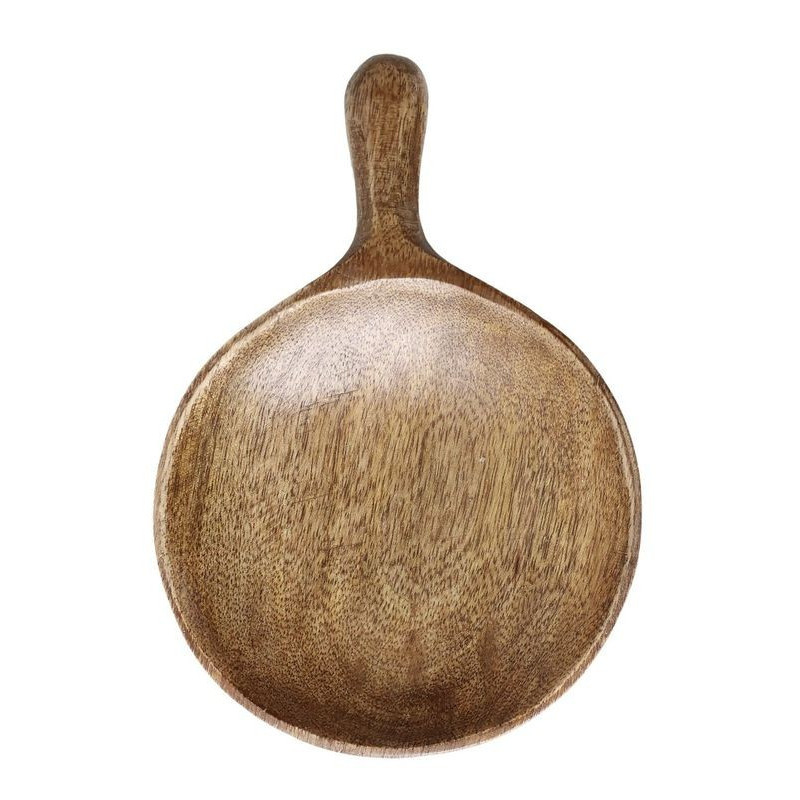 Dřevěný servírovací podnos s rukojetí Tours Tray - 20*14*2 cm
