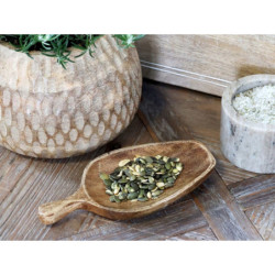 Dřevěný servírovací podnos s rukojetí Tours Tray - 20*10*2 cm