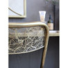 Mosazná antik kovová skládací židle Arles Chair - 52*45*82 cm