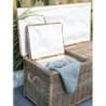Set 3ks přírodní ratanový koš Antique - 108*52*52 / 44*48*27 cm