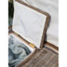 Set 3ks přírodní ratanový koš Antique - 108*52*52 / 44*48*27 cm
