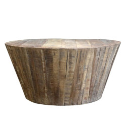Přírodní kulatý stůl Grimaud Unit - Ø 92*43 cm