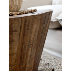 Přírodní kulatý stůl Grimaud Unit - Ø 92*43 cm