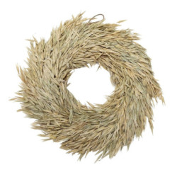 Přírodní slaměný dekorativní věnec s klasy Fleur - Ø 30 cm