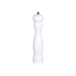 Krémový dřevěný mlýnek na sůl / pepř Grinder - Ø 5*26 cm