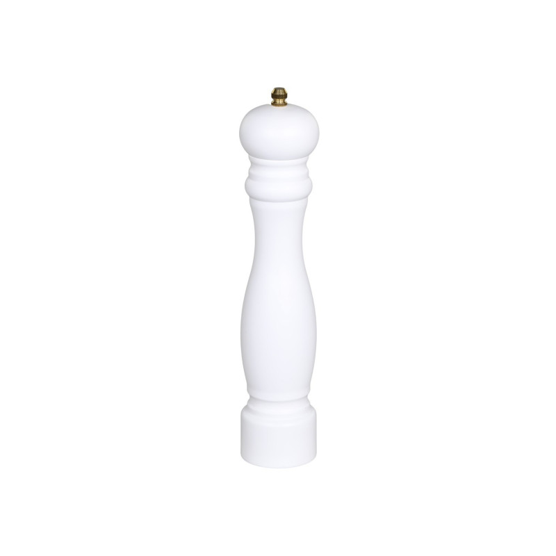 Krémový dřevěný mlýnek na sůl / pepř Grinder - Ø 5*26 cm
