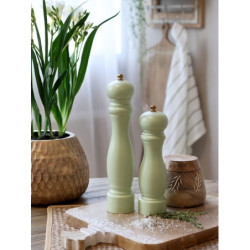 Mintový dřevěný mlýnek na sůl / pepř Grinder - Ø 5*26 cm