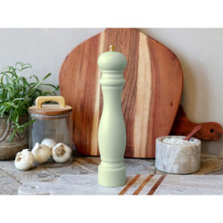 Mintový dřevěný mlýnek na sůl / pepř Grinder - Ø 5*26 cm