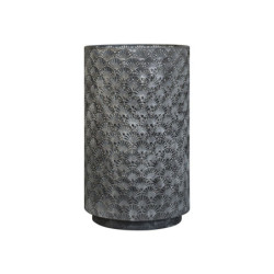 Zinková antik kovová lucerna se vzorem Vire - Ø 30*50 cm