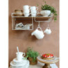 Set 4ks béžový lněný ubrousek - 40*40cm