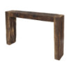 Hnědý dřevěný konzolový stůl Grimaud Unit - 122*26*76 cm