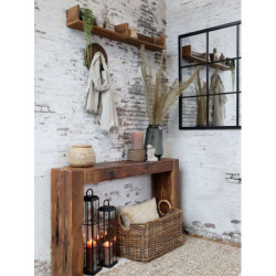 Hnědý dřevěný konzolový stůl Grimaud Unit - 122*26*76 cm