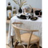 Přírodní dřevěná židle s výpletem a opěrkami Old French chair - 50*45*79 cm