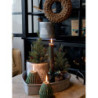 Zelený vánoční borovicový stromek v jutě Fleur Pine Tree - 25 cm