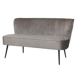Latté sametová pohovka Marat Sofa velour - 127*65*79cm