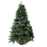 Zelený vánoční jedlový strom v květináči se světýlky Fleur Tree - 139*210 cm