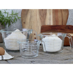 Skleněný džbánek odměrka se stupnicí Various - 21*15 cm / 1000 ml