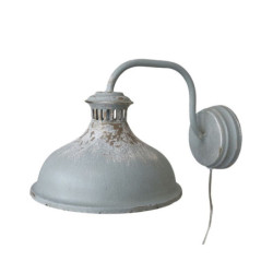 Opálová antik nástěnná lampa s patinou Opal Lamp - 40*27*25 cm/ E27/ 60W