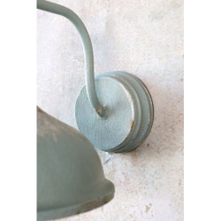 Opálová antik nástěnná lampa s patinou Opal Lamp - 40*27*25 cm/ E27/ 60W