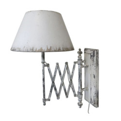 Krémová antik nástěnná lampa Vintage Lamp - 38*63*56 cm/ E27/ 60W