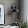 Černá antik nástěnná lampa s patinou Factory Lamp - 34*44*42 cm/E27/ 60W