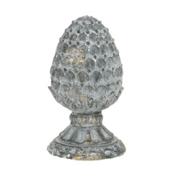 Opálová antik cementová dekorace šiška Narbonne - Ø 11*19 cm
