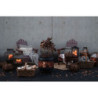 Hnědá proutěná dekorace dýně Pumpkin XL - Ø 33*35 cm