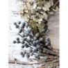 Přírodní věnec s bobulemi levandulí a eucalyptem Fleuria - Ø 35*7 cm