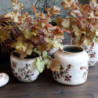 Keramický květináč / váza s květy Nancy - Ø 15*13 cm
