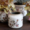 Keramický květináč / váza s květy Nancy - Ø 13*13 cm