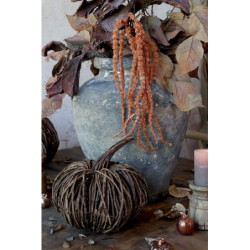 Dekorace terakovová květina Fleur Foxtail Amaranth - 107 cm
