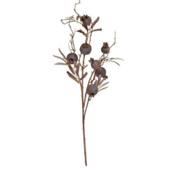 Podzimní dekorace větvička semenné lusky Fleur - 94 cm
