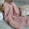 Růžový přehoz s opraným vzhledem Aix Vintage Quilt - 130*180 cm