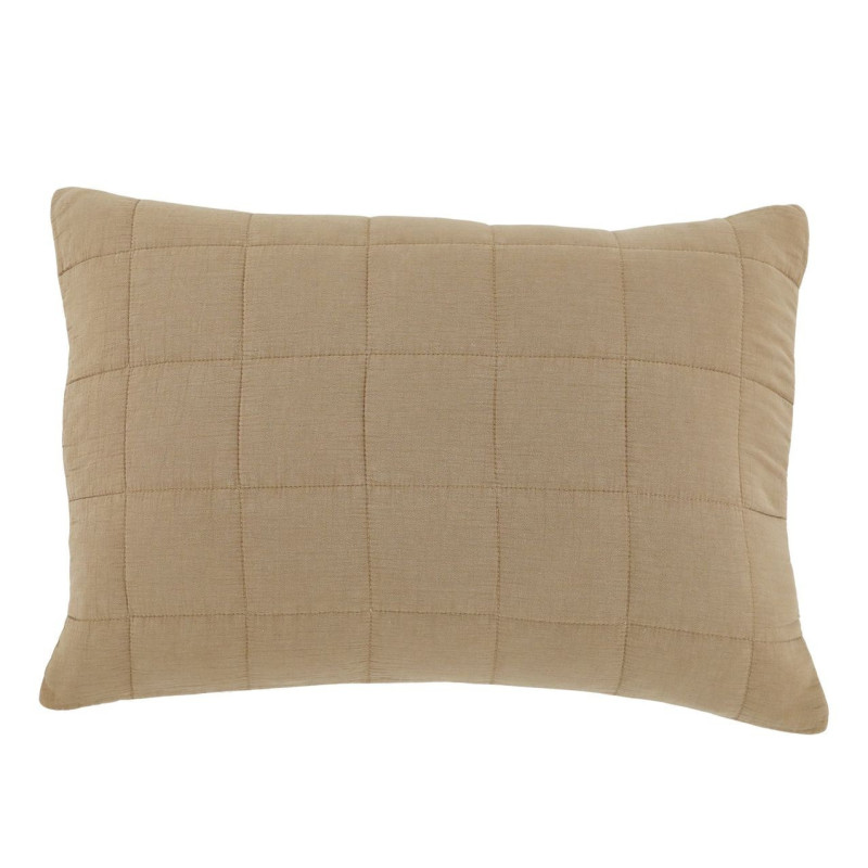 Medový povlak na polštář s opraným vzhledem Aix Vintage Quilt - 60*40 cm