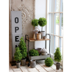 Dekorace umělá zelená koule Buxus - Ø 23cm