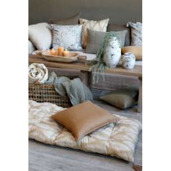 Opálový povlak na polštář s květinovým vzorem Aix Vintage Quilt - 50*50 cm