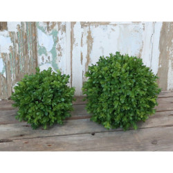 Dekorace umělá zelená koule Buxus - Ø 23cm