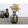 Mosazná antik kovová váza Vase for Deco - Ø 10*16 cm