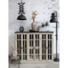 Černá antik kovová stojací lampa s patinou Factory - 175 cm / E27/ 60W