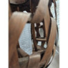 Mocca dřevěná lucerna Braind - Ø24*27 cm