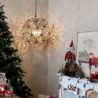 Mosazno-skleněný antik lustr Glassio - 43*51 cm/ E14/ 8W