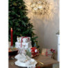 Mosazno-skleněný antik lustr Glassio - 43*51 cm/ E14/ 8W