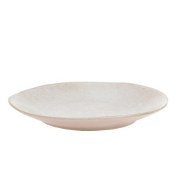 Béžovo-růžový rustikální jídelní talíř Valence Dusty Rose - Ø 27*3 cm